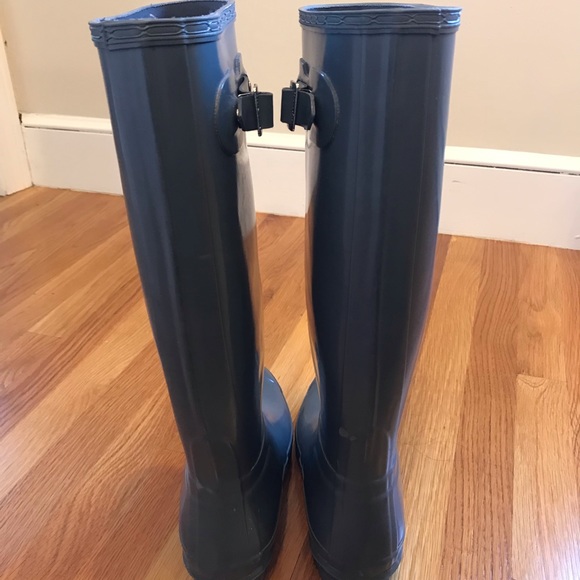 Grey Tall Hunter Rainboots - Picture 7 of 7